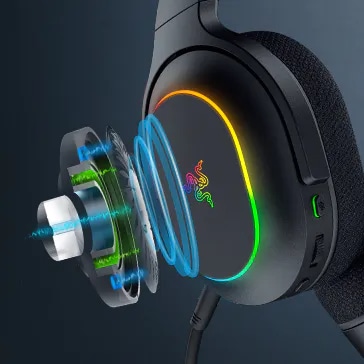 Casti Gaming Wireless RAZER Barracuda X Chroma, 7.1 Surround, negru